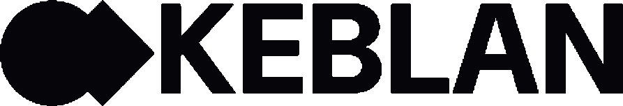 El logotipo de KEBLAN en ink, para fondos claros